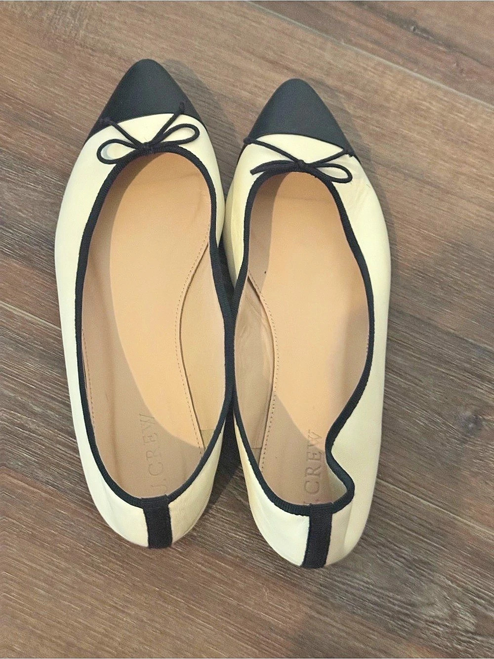 jcrew Color Block Pointed-Toe Flats Size 7